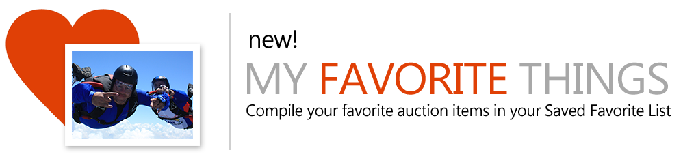 My Saved Favorites Radio Auction